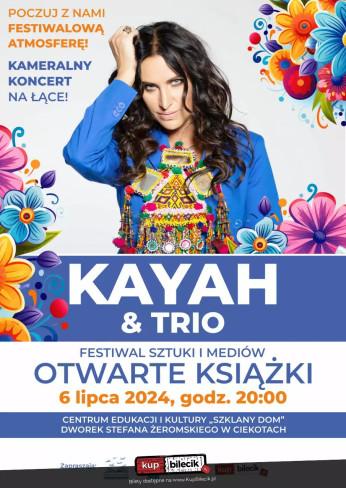 Ciekoty Wydarzenie Koncert Kayah & Trio - Festiwal Sztuki i Mediów Otwarte Książki