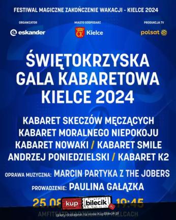 Kielce Wydarzenie Kabaret Świętokrzyska Gala Kabaretowa - Kielce 2024 - rejestracja POLSAT